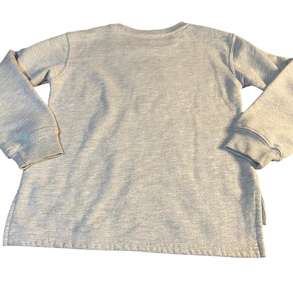 Disney Mickey Mouse embroidered light gray sweatshirt SIZE L - Picture 5 of 5